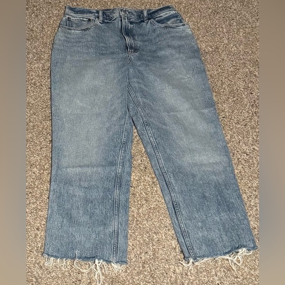 Abercrombie & Fitch 90’s Straight Ultra High Rise Curve Love Jeans - Picture 2 of 4